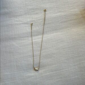 Elegant Gold and White Necklace